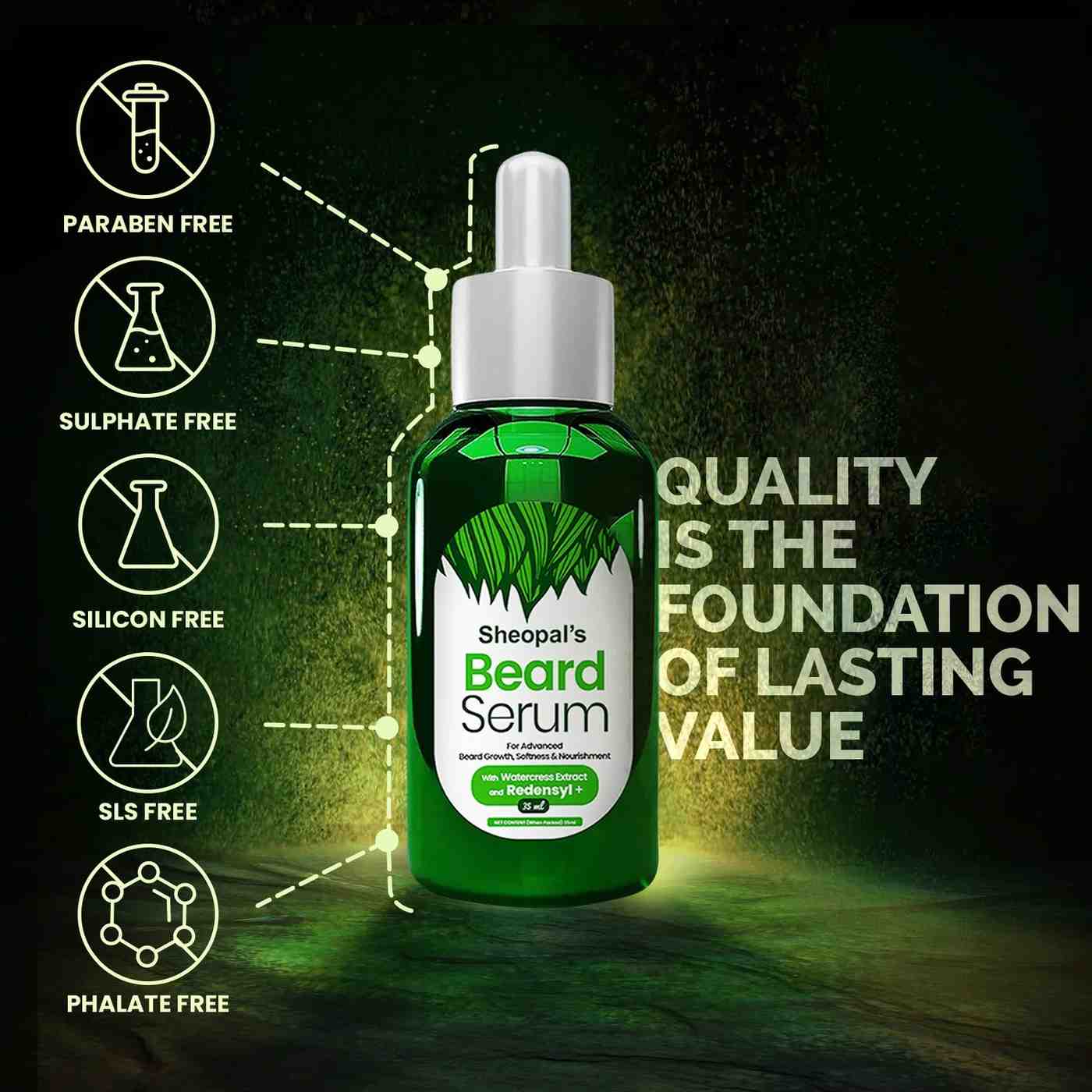 Beard Serum With Redensyl For Beard Growth