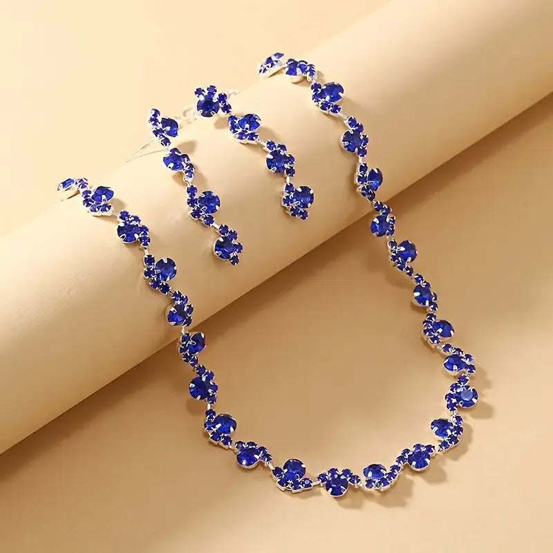 Elegant 3-Piece Bride Wedding Jewelry Set