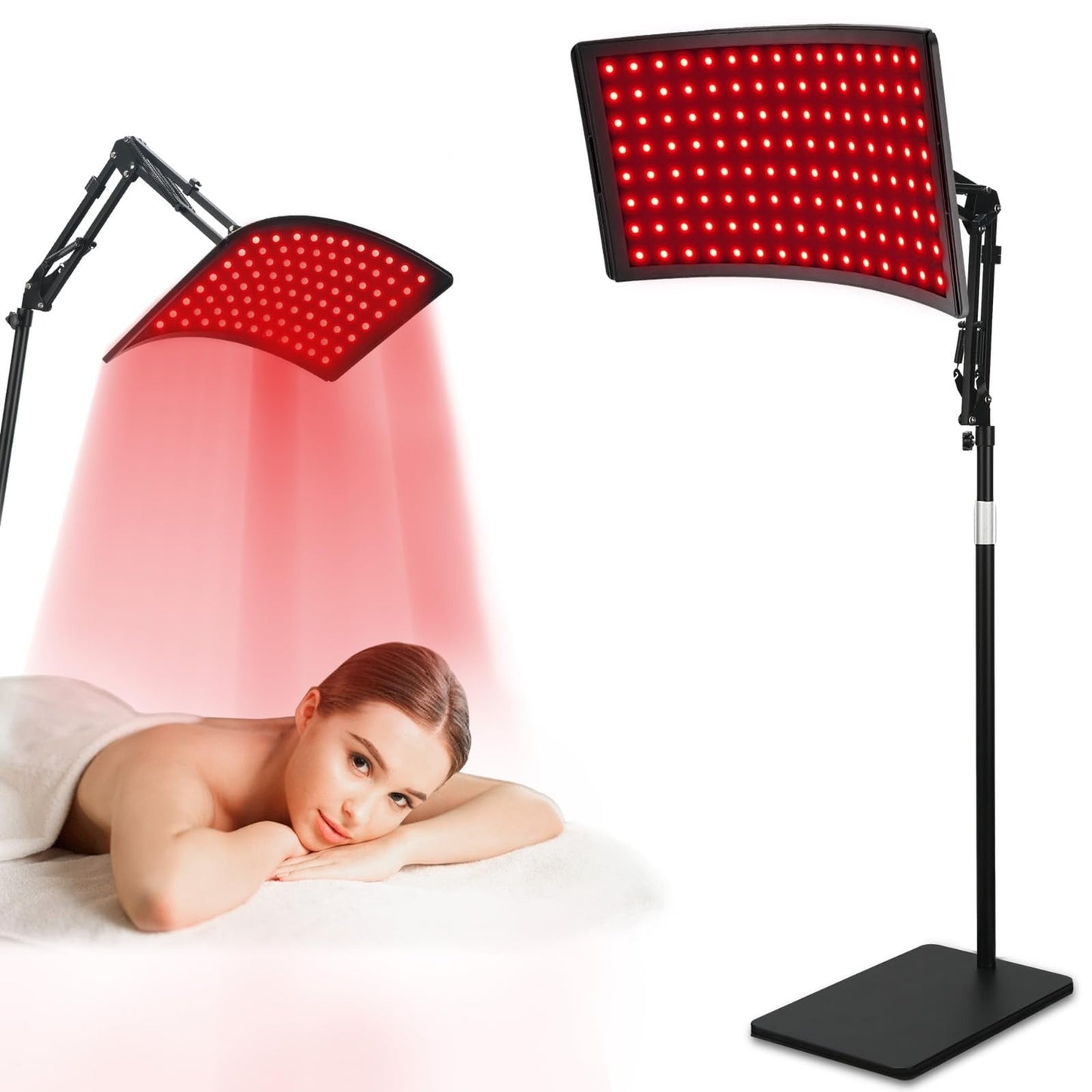 Full Body Red Light Therapy Panel with Stand β 660nm & 850nm Infrared LED for Skin, Pain Relief & Wellness