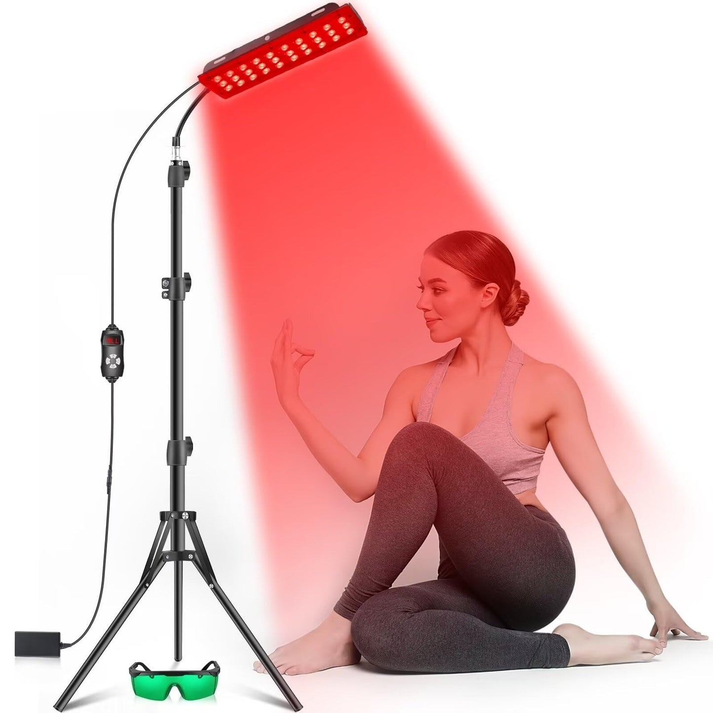 Full Body Red Light Therapy Panel with Stand β 660nm & 850nm Infrared LED for Skin, Pain Relief & Wellness