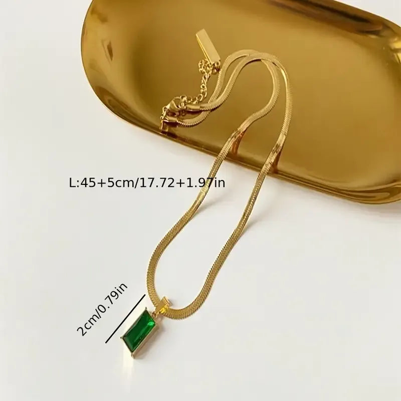 2pcs Set Japanese-Korean Style Snake Bone Chain