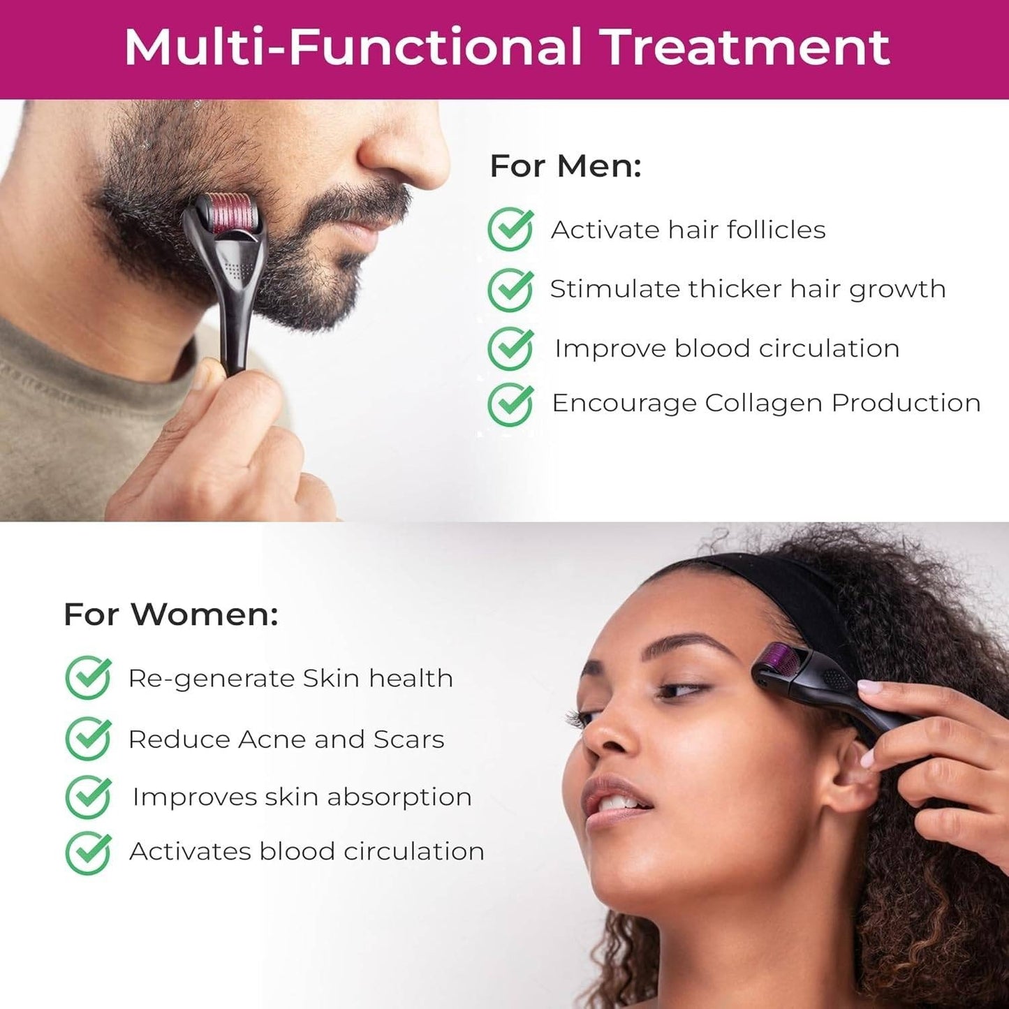 Derma Roller System โ Boost Hair Growth & Restore Confidence ๐ฟ