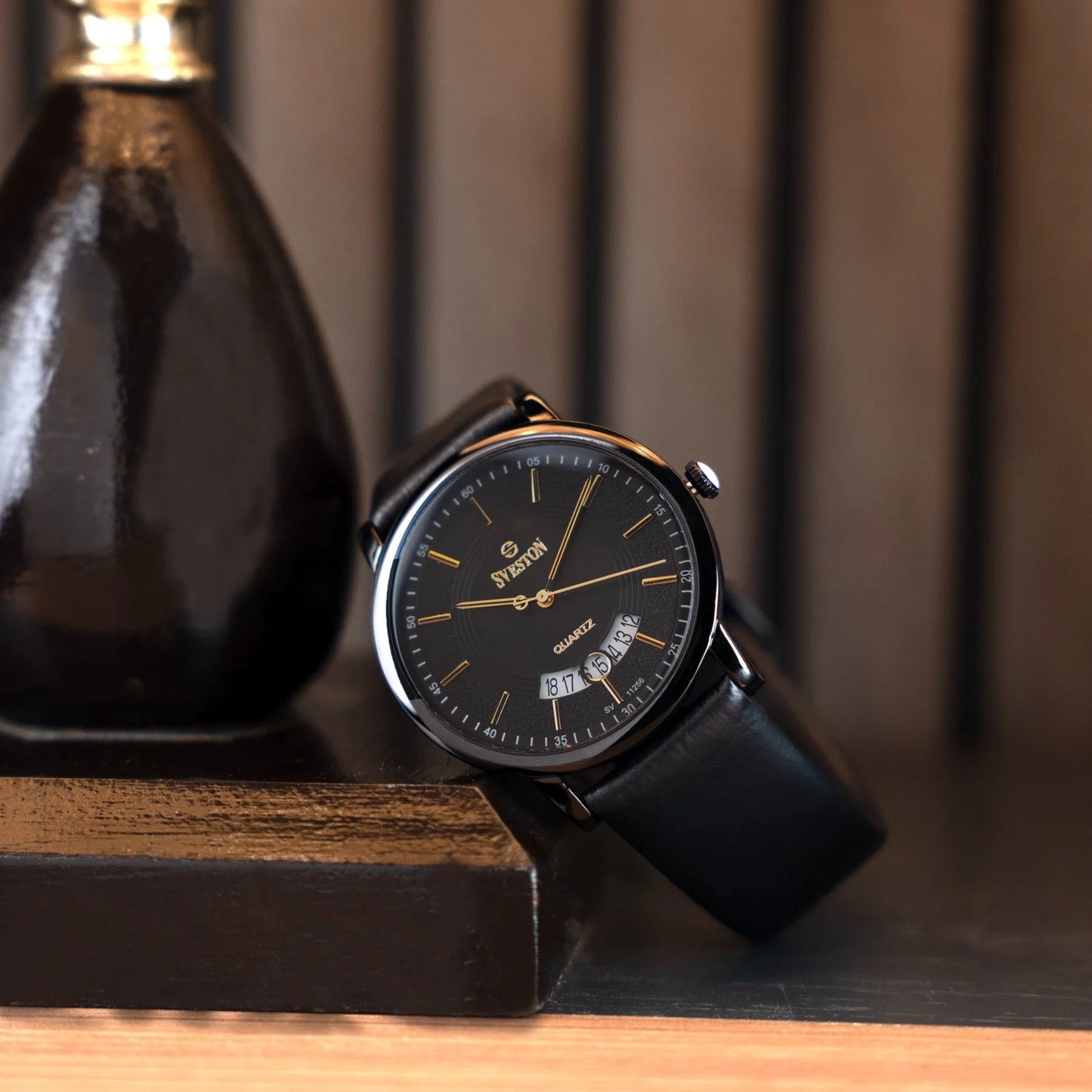 Elegant Black Timepiece