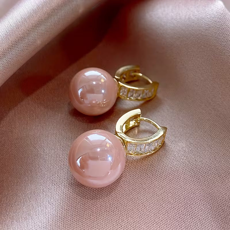 2pcs Elegant And Beautiful Hoop Earrings