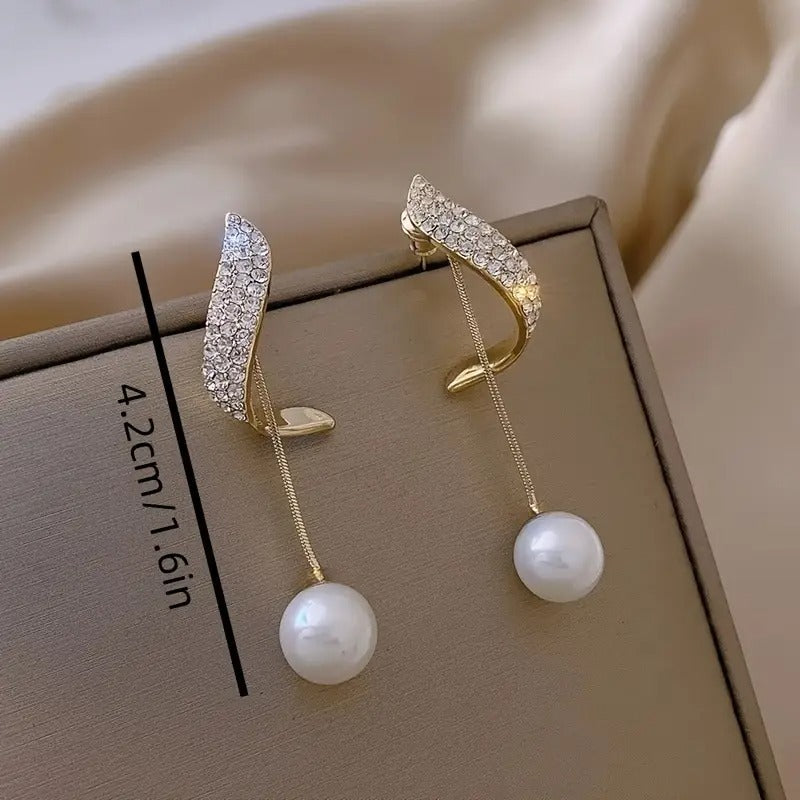 1 Pair Women'S Elegant Hanging Earrings.
