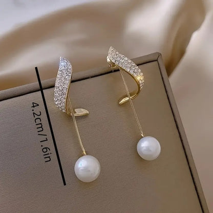 1 Pair Women'S Elegant Hanging Earrings.