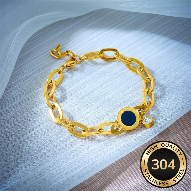 Stainless Steel Golden Bracelet