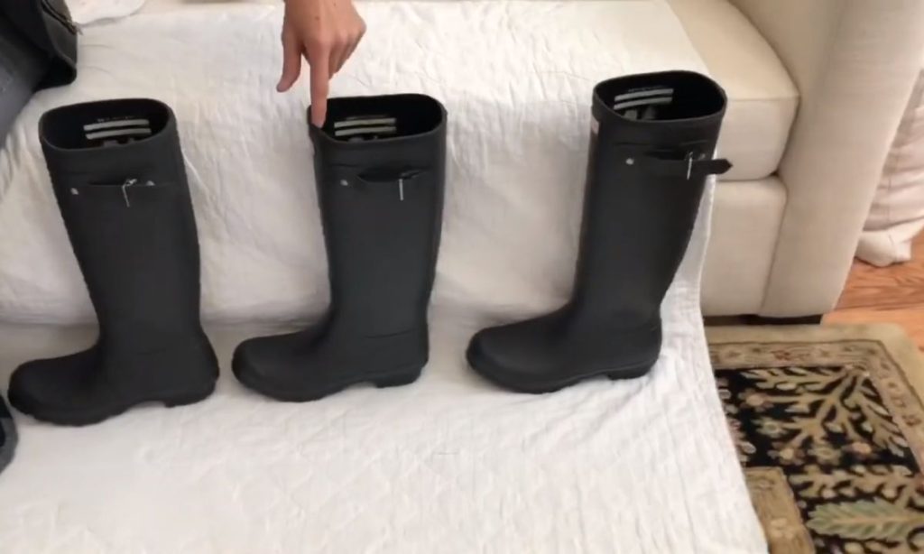 do hunter boots stretch with wear