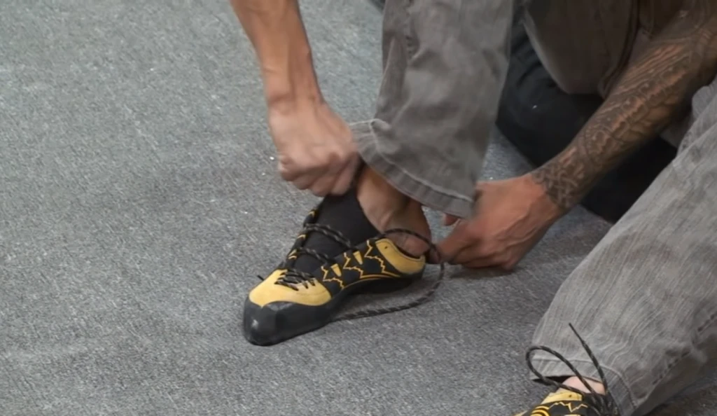 climbing shoes are too tight