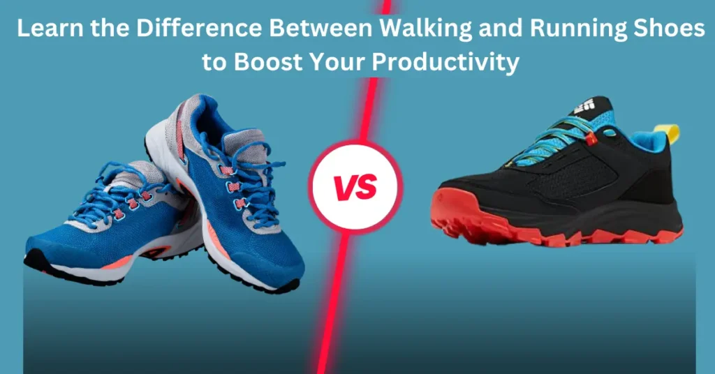 difference between walking and running shoes
