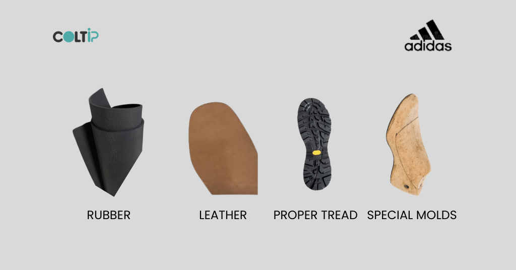 Materials and Features for Non-Slip Shoes